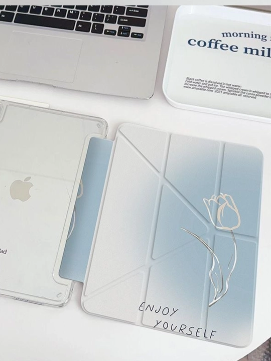 Чехол на iPad 11 A16 с магнитной крышкой, складывается в подставку 5 различными способами