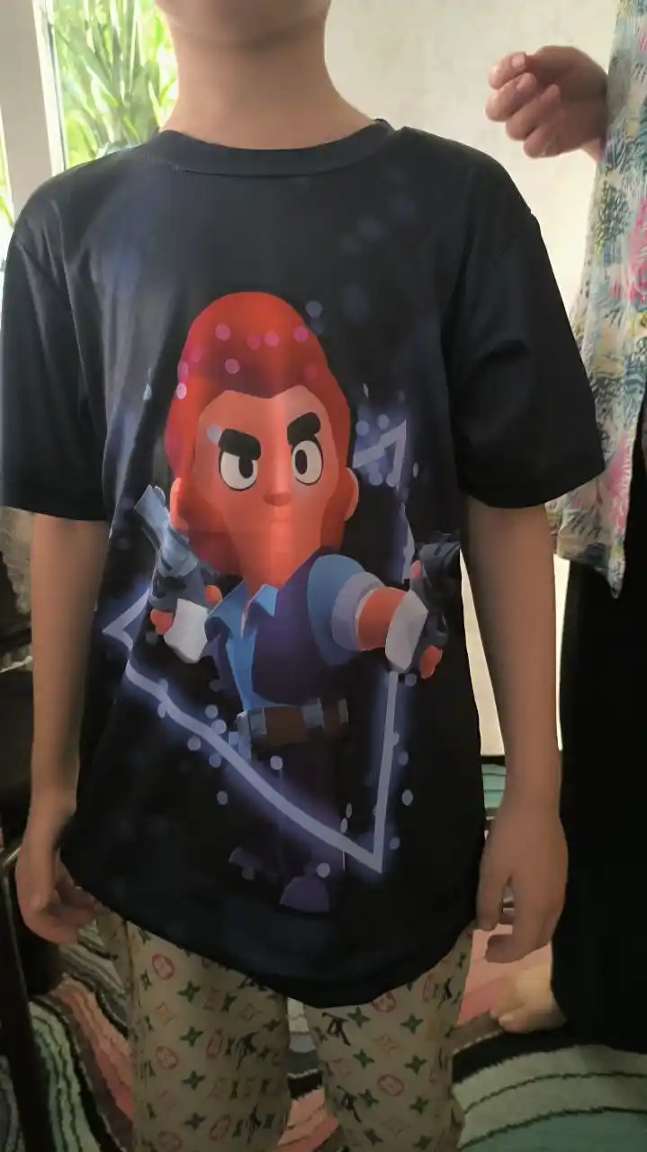 Футболка для мальчиков Brawl Stars - легендарная игра в твоём гардеробе
