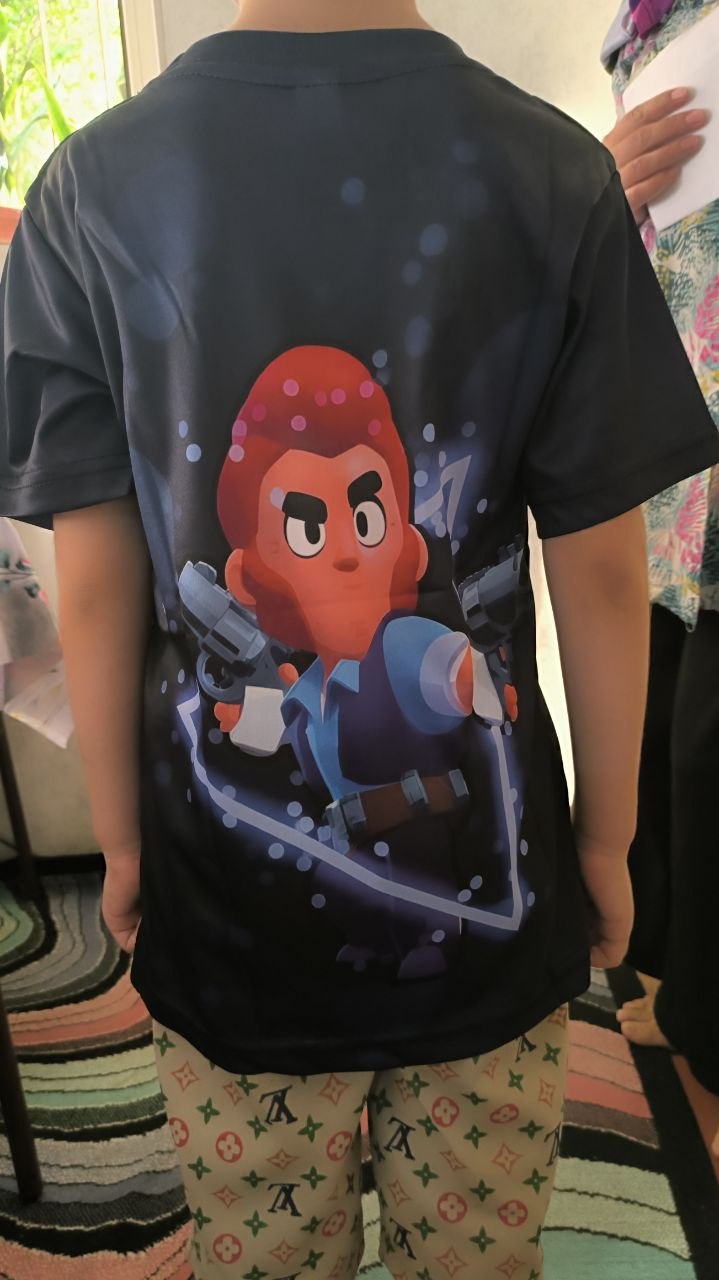 Футболка для мальчиков Brawl Stars - легендарная игра в твоём гардеробе