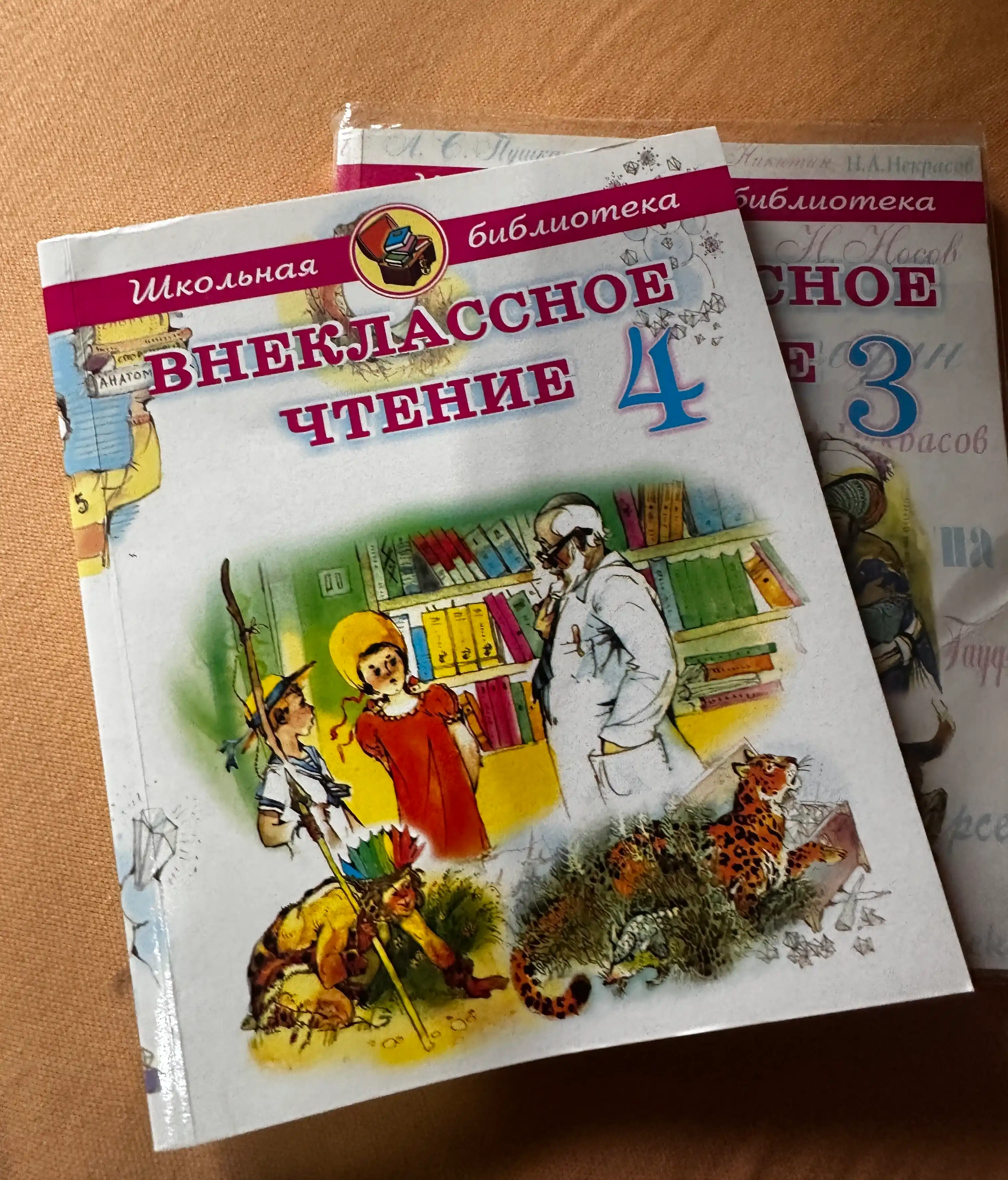 Внеклассное чтение 1, 2, 3, 4 класс, Школьная библиотека на русском