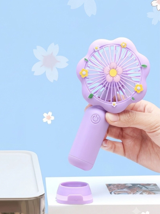 Mini-ventilyator, stol usti, qo‘l ventilyatori, ixcham, shovqinsiz - 
