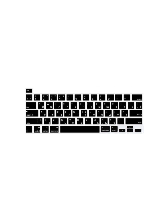 MacBook Air M1 M2 M3 M4 uchun ruscha klaviatura stikeri, klaviatura yorliqlari