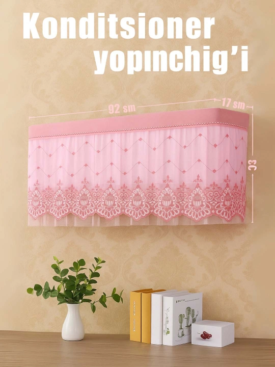 Konditsioner uchun changdan himoya qoliuvchi dekorativ parda yumshoq va havo o‘tkazuvchi