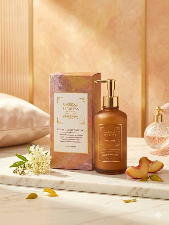 TEABLESS Perfume Body Lotion Floral Meadow Sweet Tea, 450 g - 