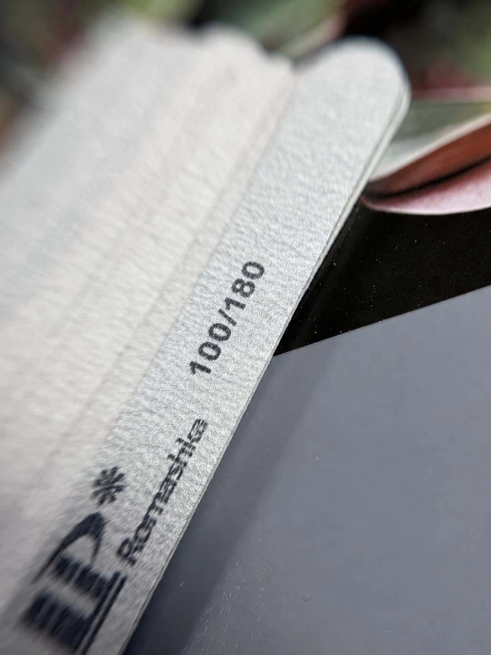 Пилка для ногтей LP 100/180, 180/240. 13см