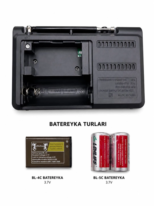 Radio, fm radio, portativ radio, usb radio, akkumulyatorli radio, mini radio