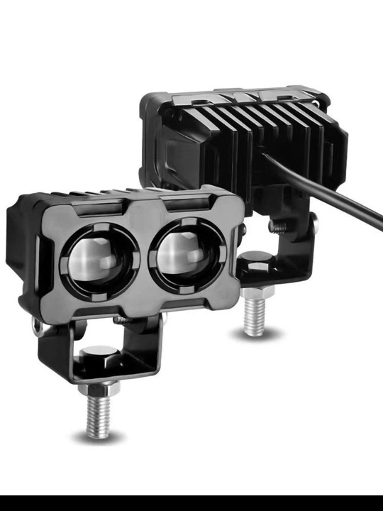 Kuchli LED qo‘shimcha chiroqlar, tumanga qarshi, avtomobil va mototsikl uchun, 12–24V