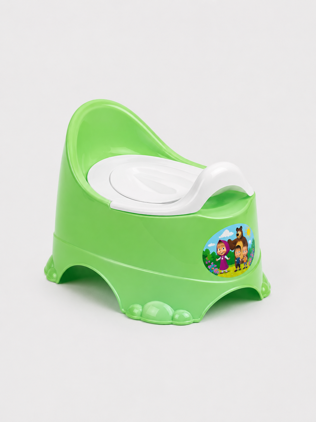 Bolalar uchun ergonomik tuvak, olinadigan ichki qismli xavfsiz bolalar potty