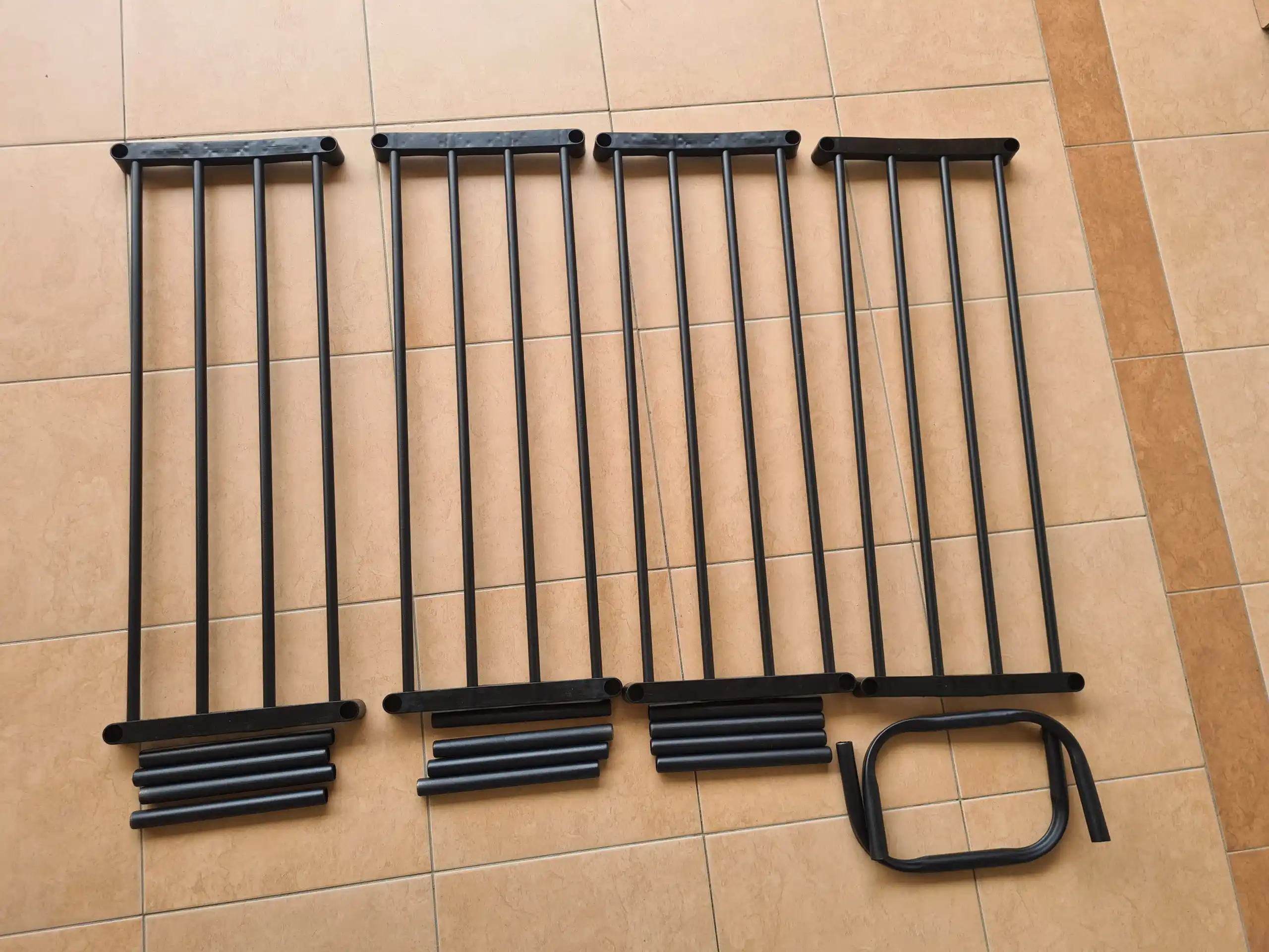 Полка для обуви, 3, 4, 5 ярусов, Quadro 26 x 75 x 71, из стали