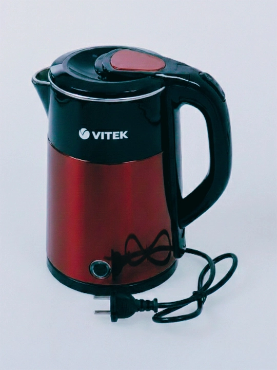 Elektr choynak VITEK VT-133 – yorqin LED yoritgichli, metall korpusli