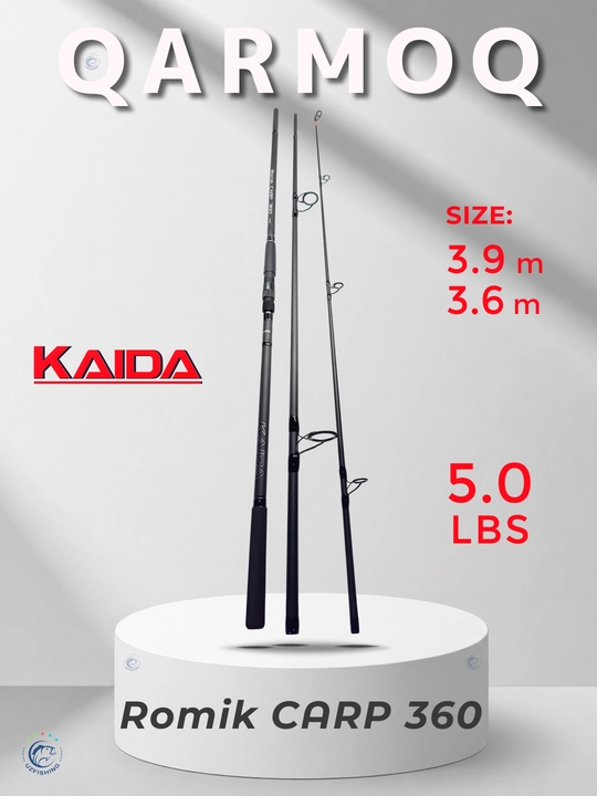 KAIDA karp uchun professional qarmoq, 6 xil model - 