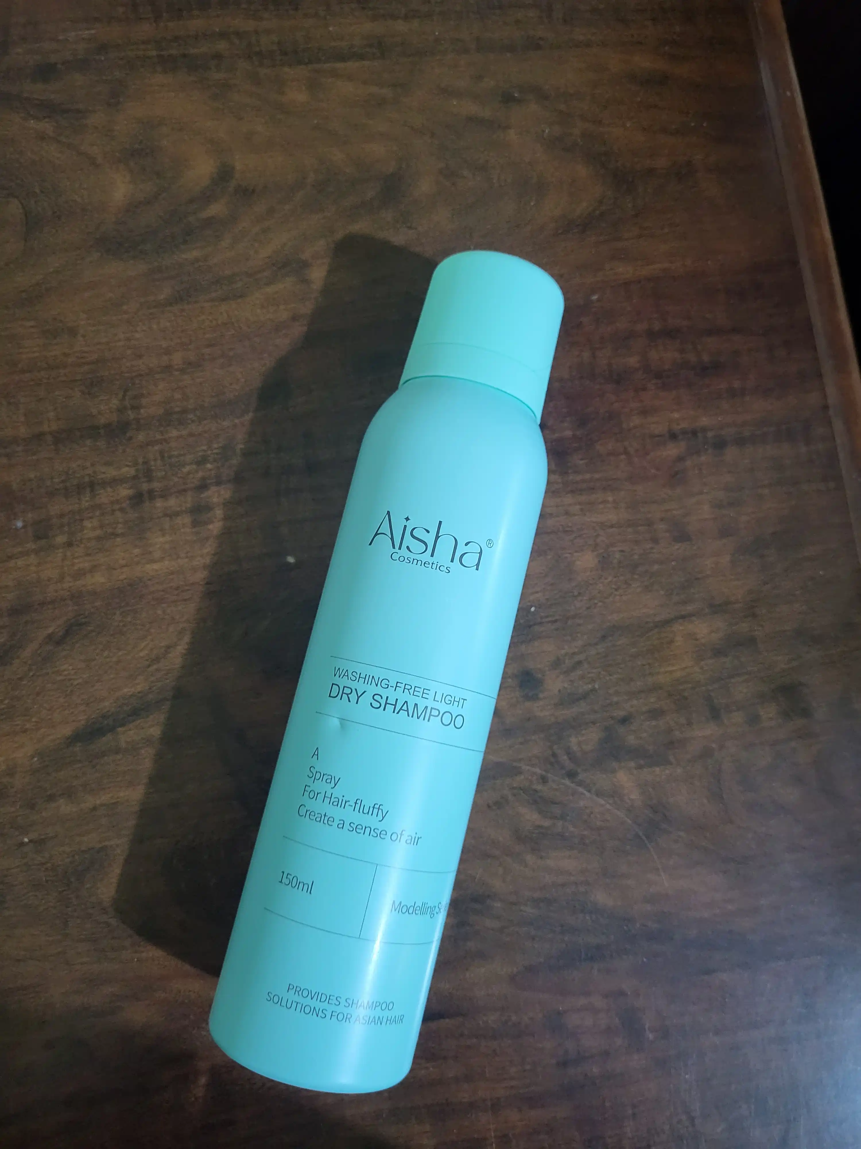 Сухой шампунь для волос, спрей средство для объема, Aisha Cosmetics DRY SHAMPOO 150 мл