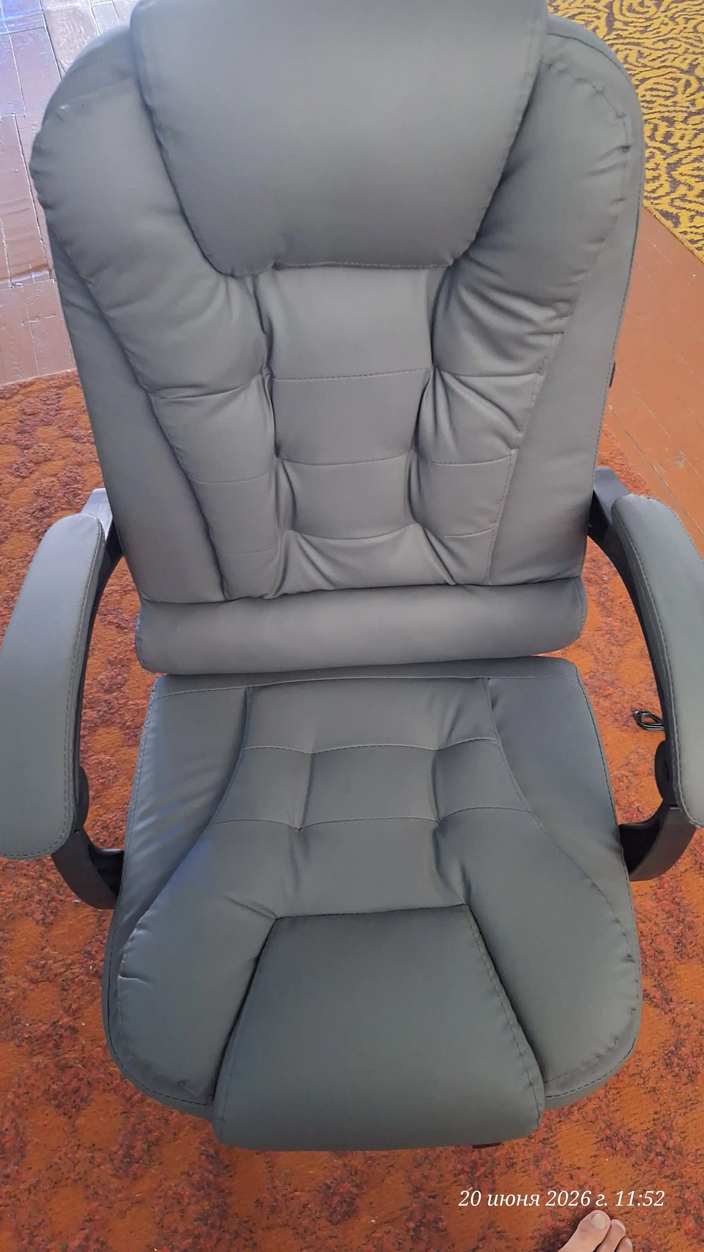 Uy va ofis uchun mo‘ljallangan ergonomik, tirsak tayanchi va sozlanadigan kreslosi FIDGO