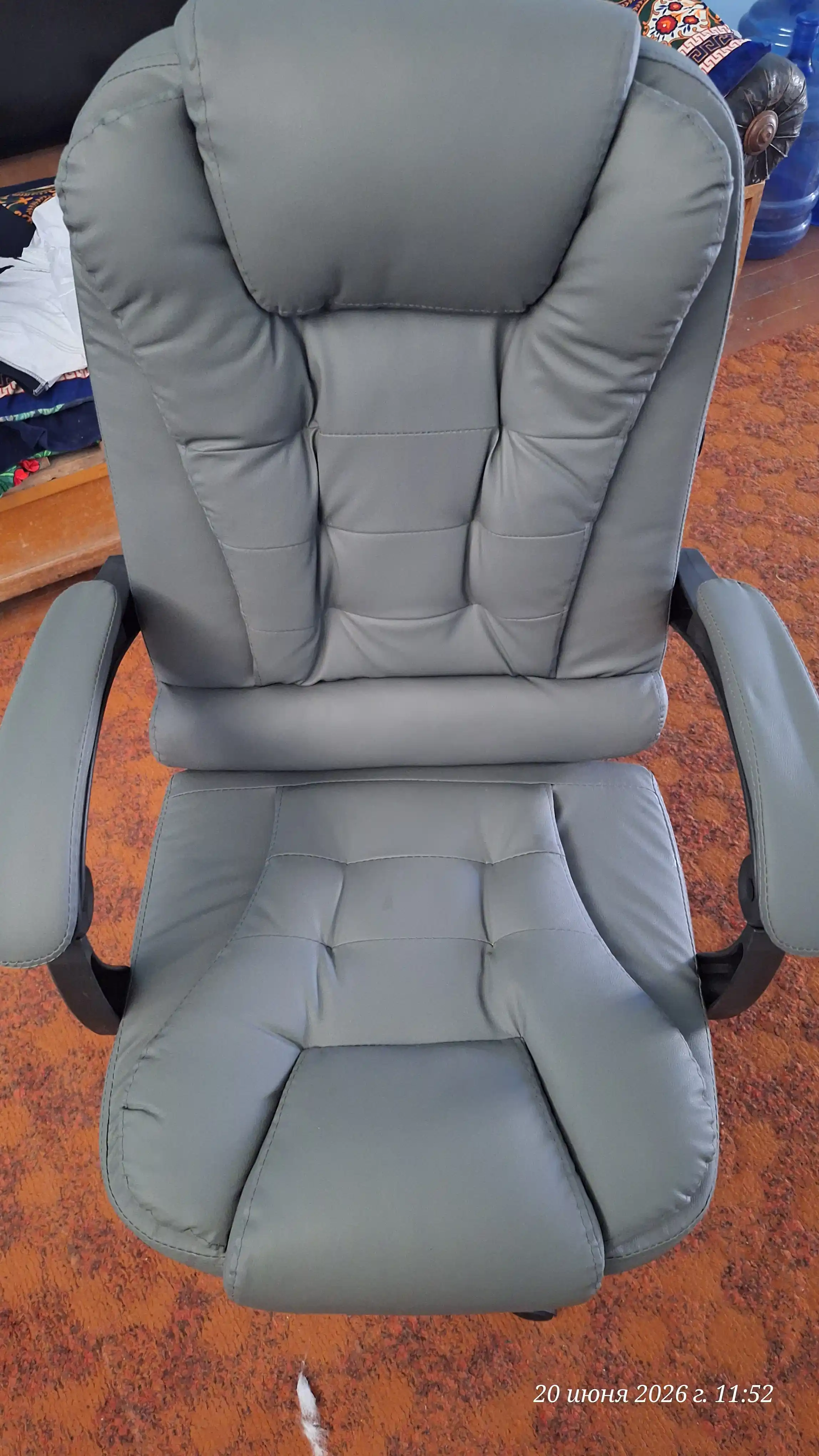 Uy va ofis uchun mo‘ljallangan ergonomik, tirsak tayanchi va sozlanadigan kreslosi FIDGO