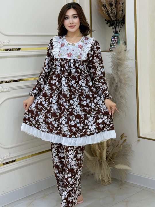 Ayollar yozgi koylagi, Turkiya Shtapel Selena 100% paxta,  46-52 razmer