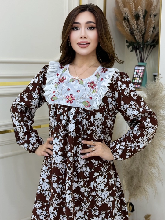 Ayollar yozgi koylagi, Turkiya Shtapel Selena 100% paxta,  46-52 razmer
