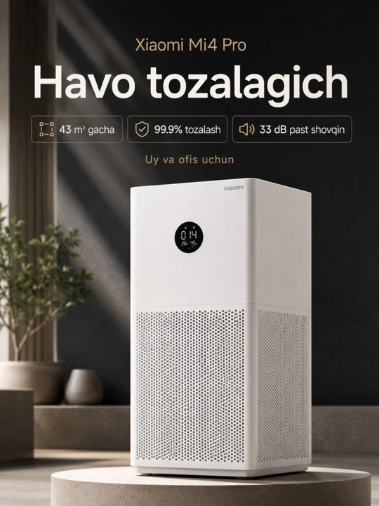 Xiaomi Mi 4 Pro, 4 Lite havo tozalagichi