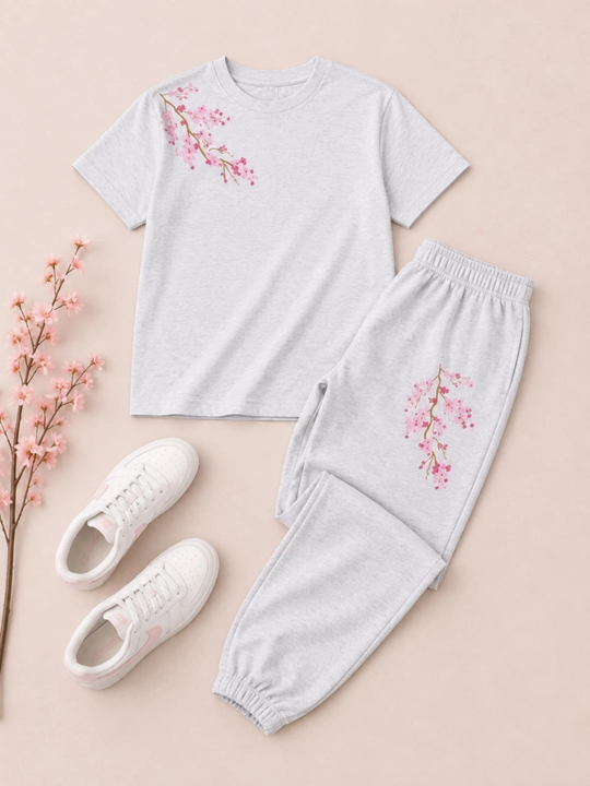 Спортивный костюм для девочек «Sakura Blossom»