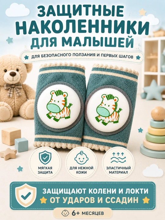 Детские защитные наколенники — надёжная защита для безопасного ползания и первых шагов