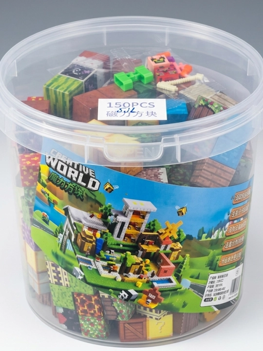 Minecraft My World magnit konstruktori, bolalar uchun rivojlantiruvchi kubiklar
