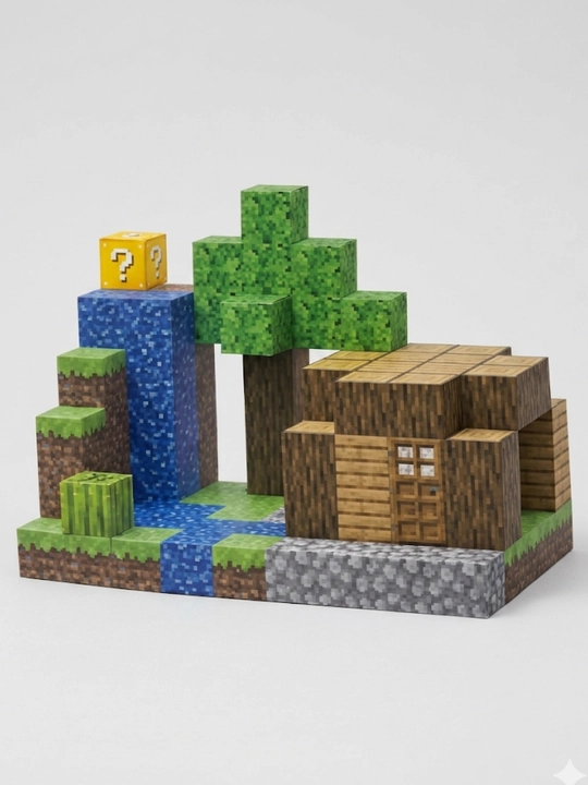 Lego magnit konstruktori Minecraft My World, bolalar uchun rivojlantiruvchi kubiklar 180