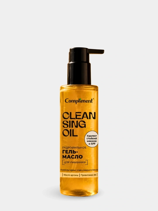 Terini yuvish va tozalash uchun gidrofil gel-moy, Compliment yuvish moslamasi, 150 ml