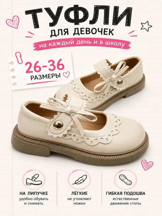 Туфли для девочек
