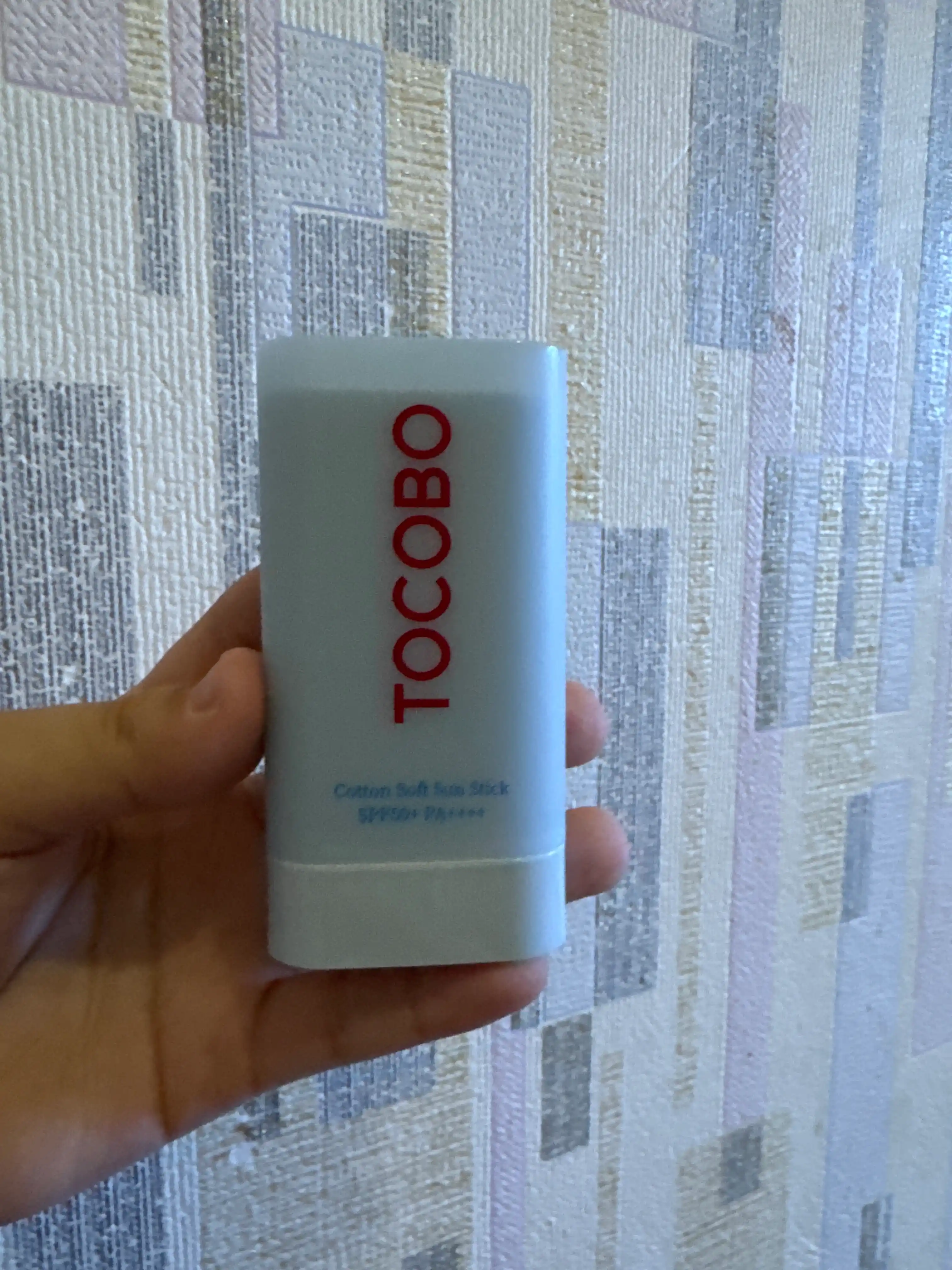 Yuz uchun quyoshdan saqlovchi tayoqcha Tocobo Cotton Soft Sun Stick SPF50 + PA++++, 19 gr