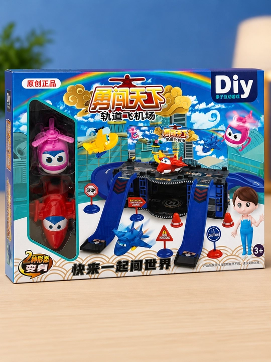 Набор самолётов-трансформеров 6 в 1, робот-трансформер для детей, Akil Toys