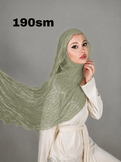 Ayollar uchun organza jingalak sharfi, bembi jingalak sharfi, hijob, uzun kudryashka sharf - 