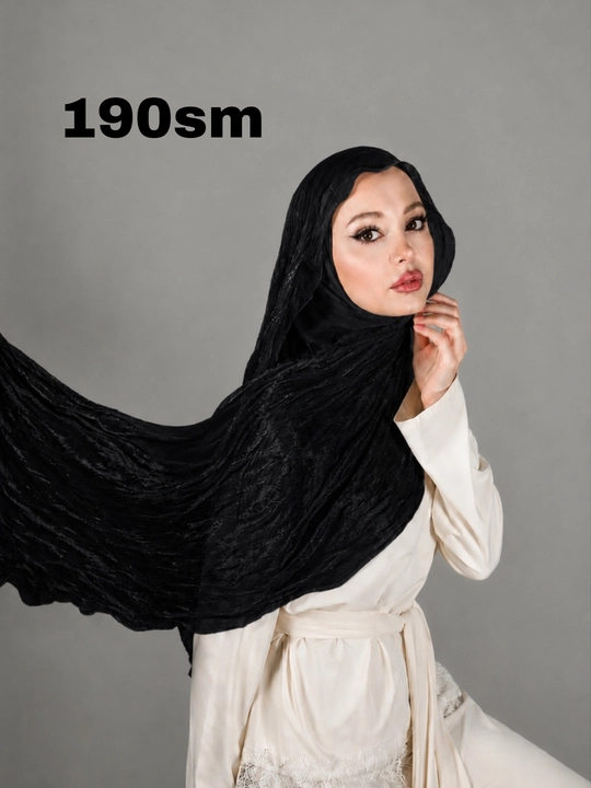 Ayollar uchun organza jingalak sharfi, bembi jingalak sharfi, hijob, uzun kudryashka sharf - 