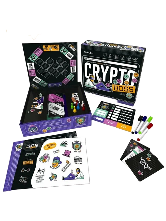 "Crypto Boss" stol o'yini, o'smirlar va kattalar uchun iqtisodiy strategiya