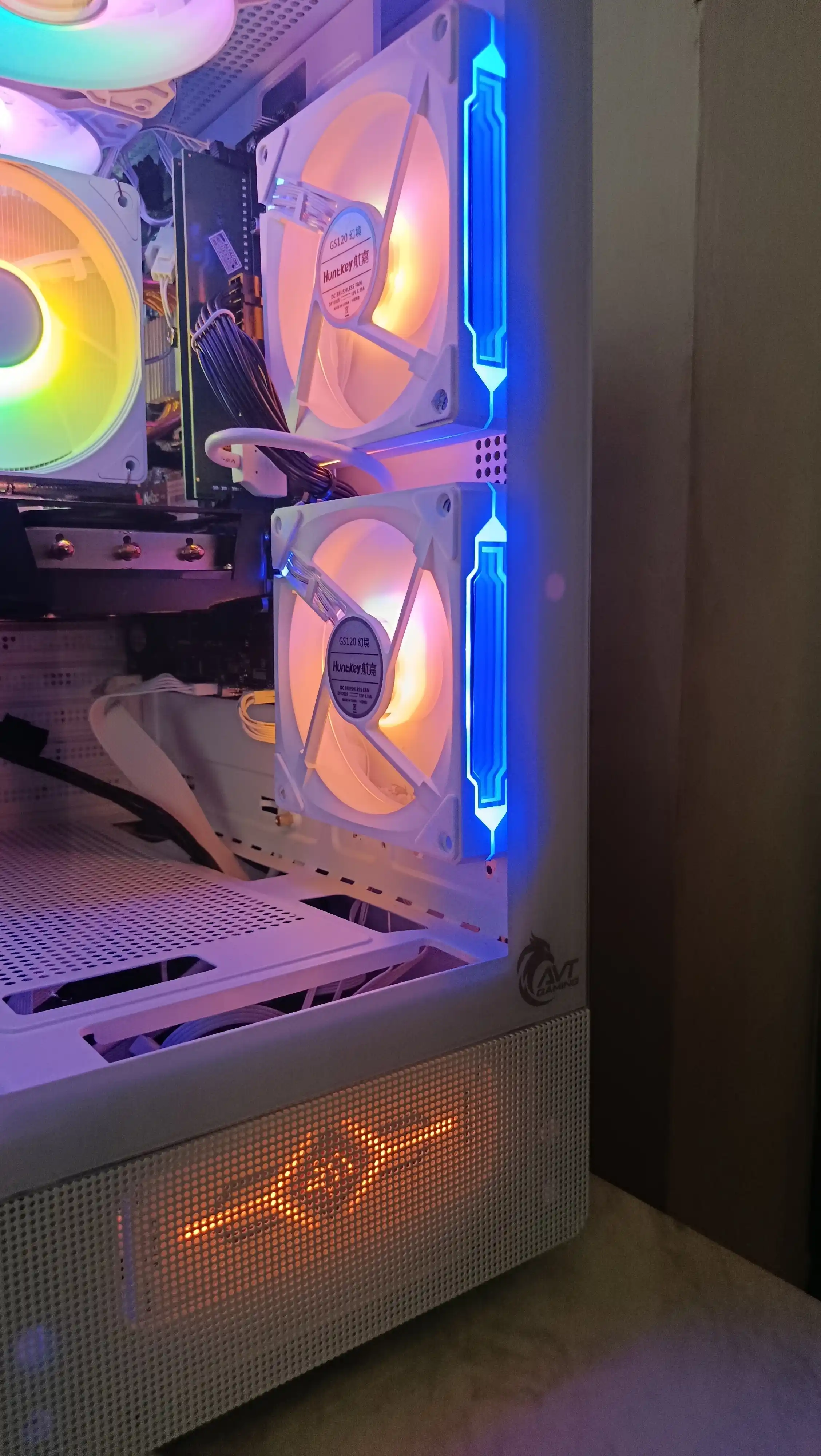 SNOWMAN H9-ARGB 5V 3-pinli Aura Sync korpusli fan tekshirgichi 4-pinli PWM