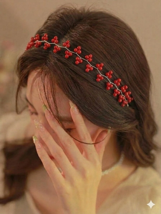 Diadema, marjonli diadema, hijob uchun diadema, kelin diademasi, bosh bezagi