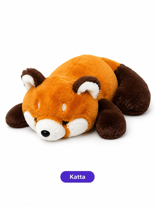 Yumshoq tulki o‘yinchoq,katta  plush tulkichа, yotib turadigan quchoqlanadigan o‘yinchoq - 