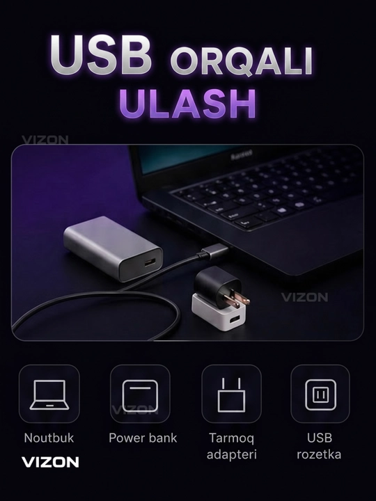 Кольцевая лампа VIZON, штатив с лампой для телефона