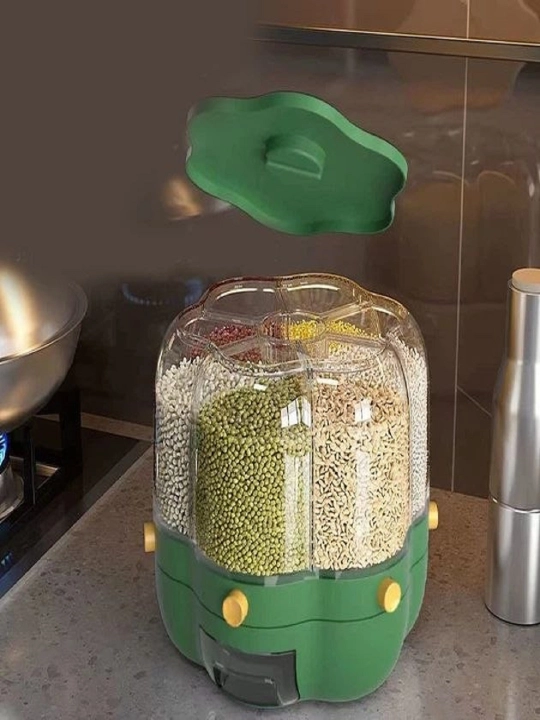 Органайзер для кухни, диспансер для сыпучих продуктов, 6 отсеков
