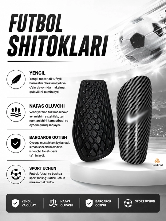 Erkaklar uchun futbol qalqonlari - 