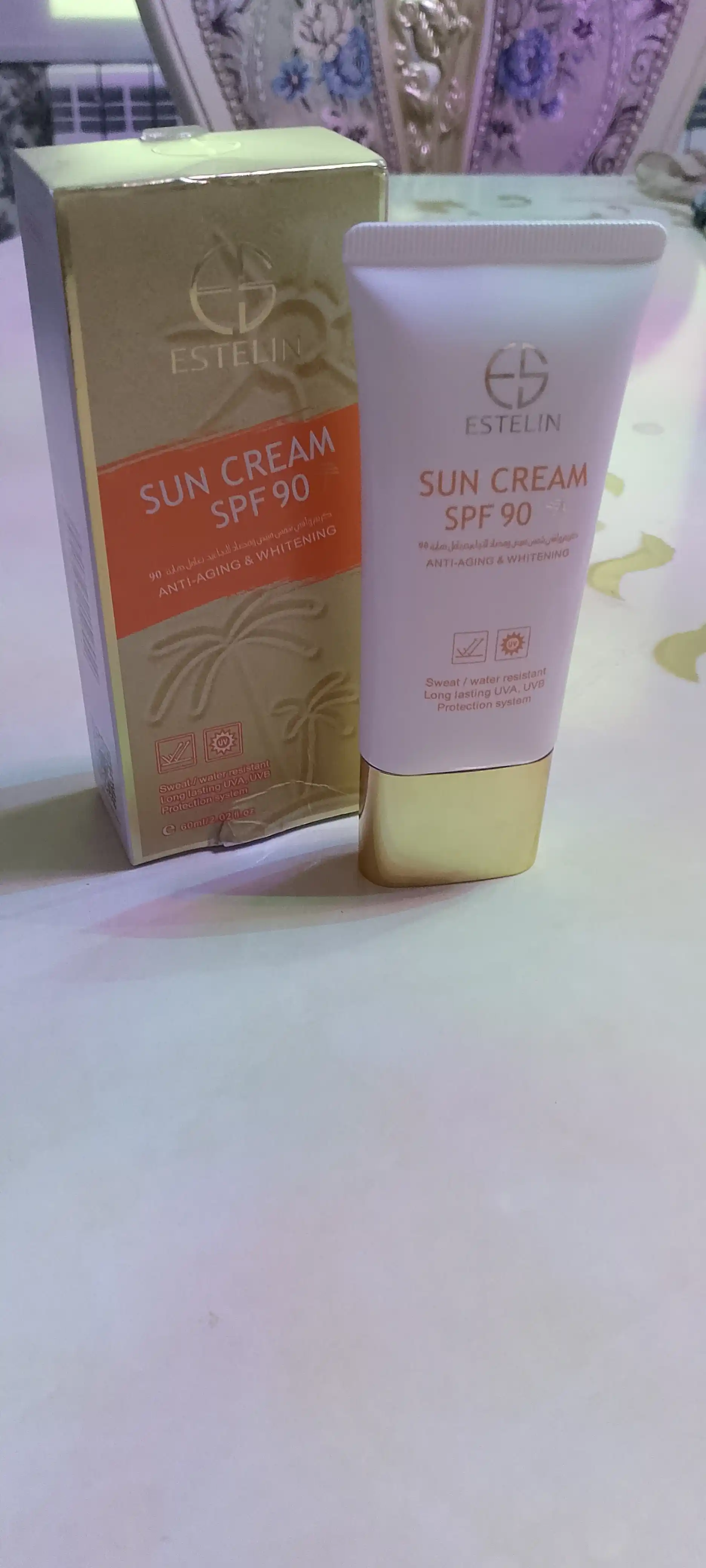 Quyoshdan himoya qiluvchi krem ESTELIN SPF 90 PA+++, 60 ml
