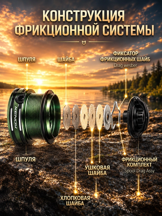 Катушка рыболовная