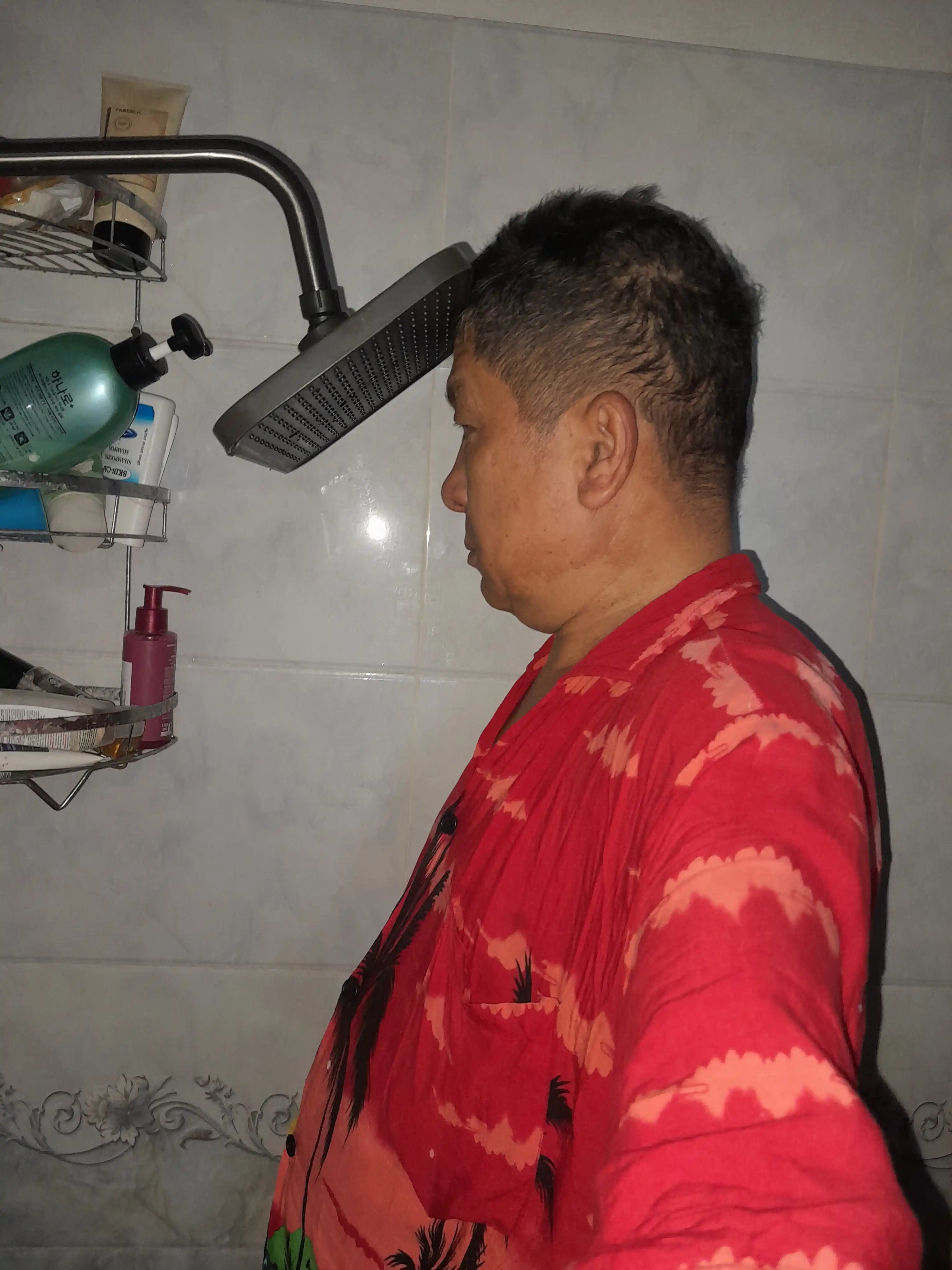 Vanna va dush uchun smesitel, tropik dush bilan, 4 tasi 1 da, dush tizimi