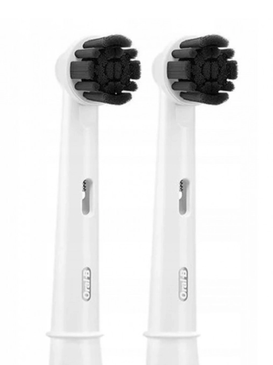 Oral-B Charcoal elektr tish cho‘tkasi uchun  ko‘mirli almashtiriladigan nasadkalar, 2 dona