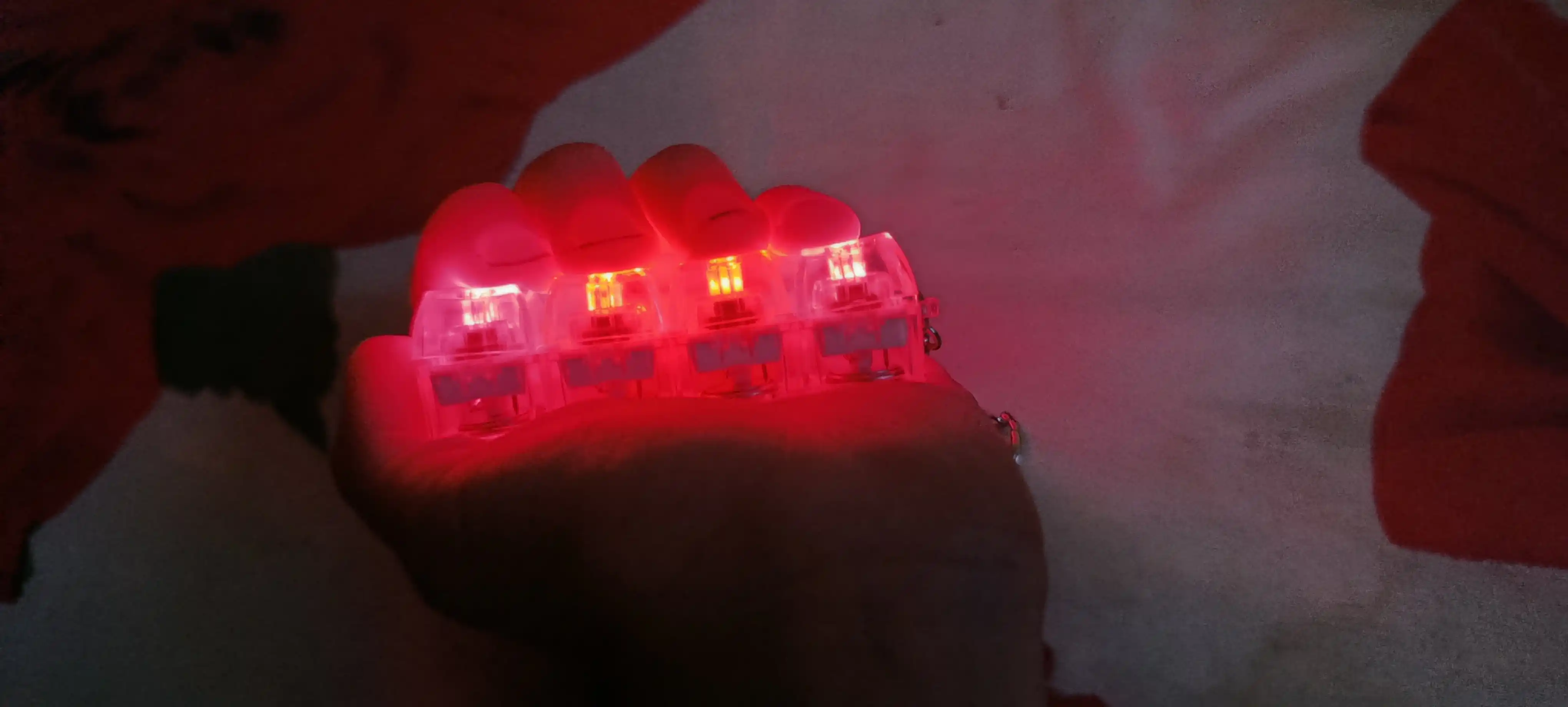 Антистресс-кликер с LED подсветкой, брелок антистресс, брелок клавиатура