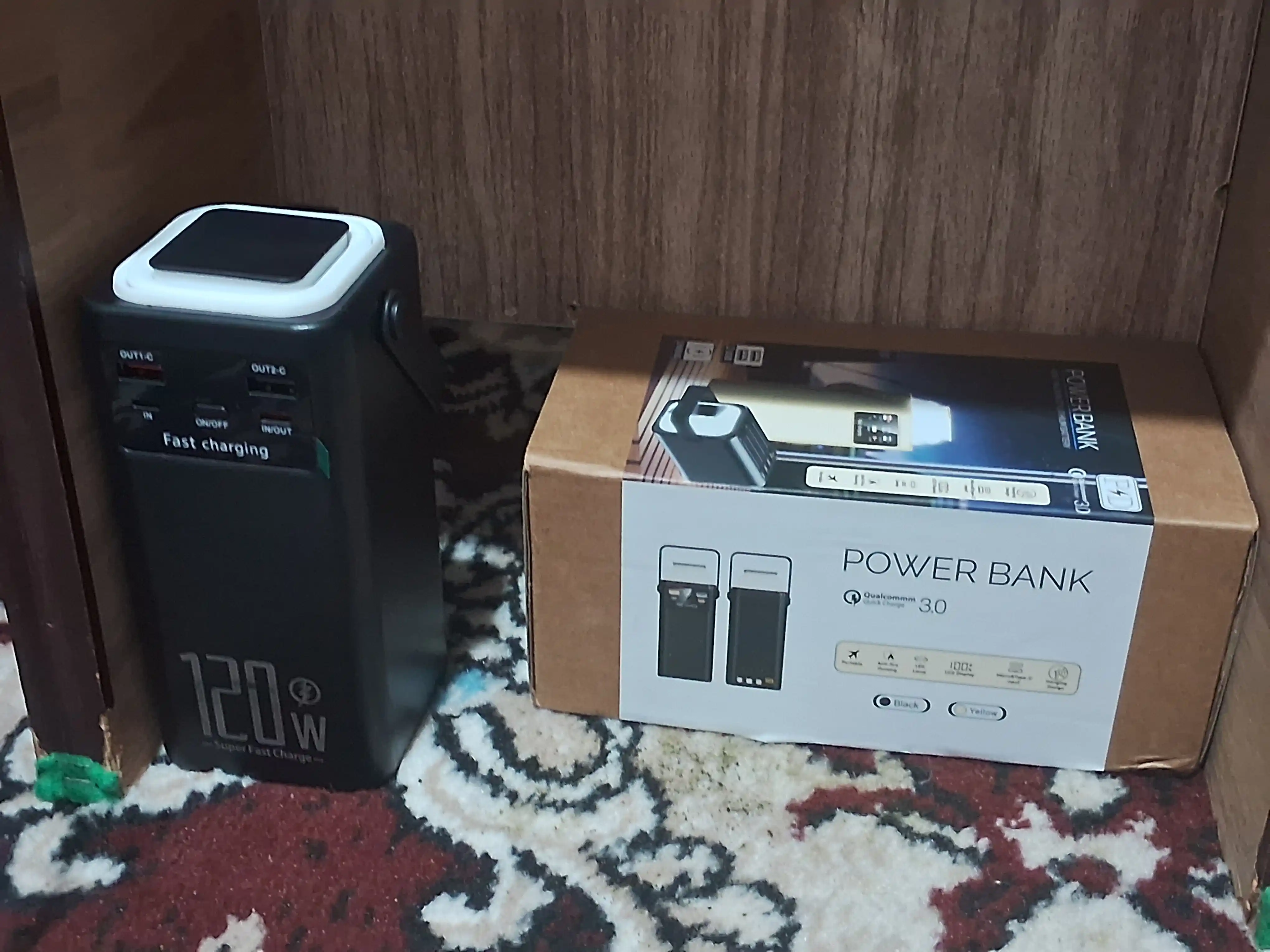 Tez zaryadlanuvchi tashqi akkumulyator, power bank 30000, 50000, 80000, 100000