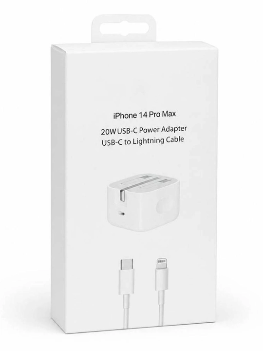 Комплект Быстрой Зарядки 20W USB-C с Кабелем USB-C to Lightning - 