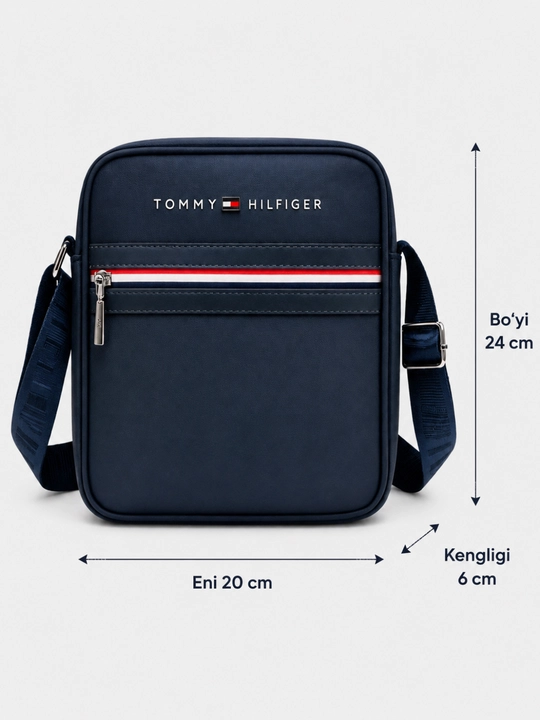 Мужская сумка через плечо в стиле Tommy Hilfiger для работы и города