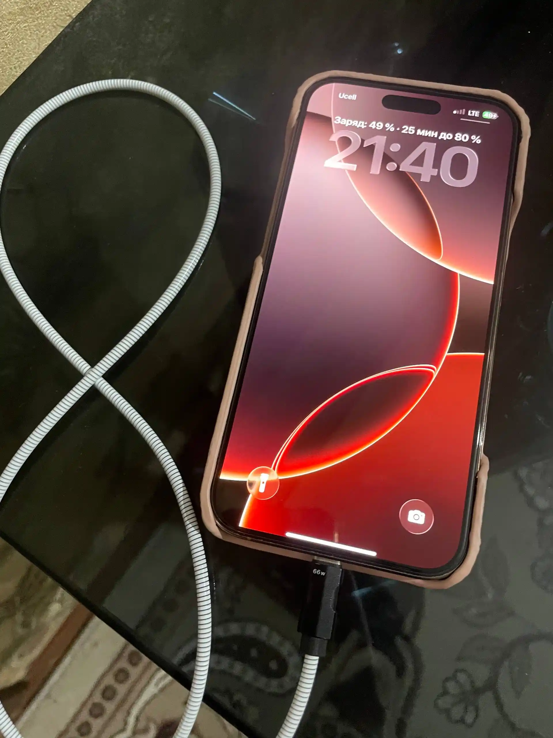 Кабель для быстрой зарядки, 66W USB, Type-C металлический кабель
