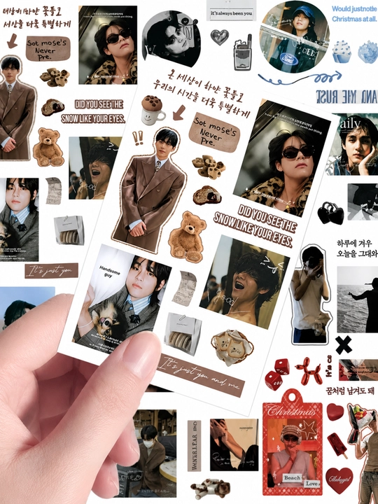 BTS stickerlar koreys k-pop stikerlar 14850 so'mga 1% chegirma bilan ...