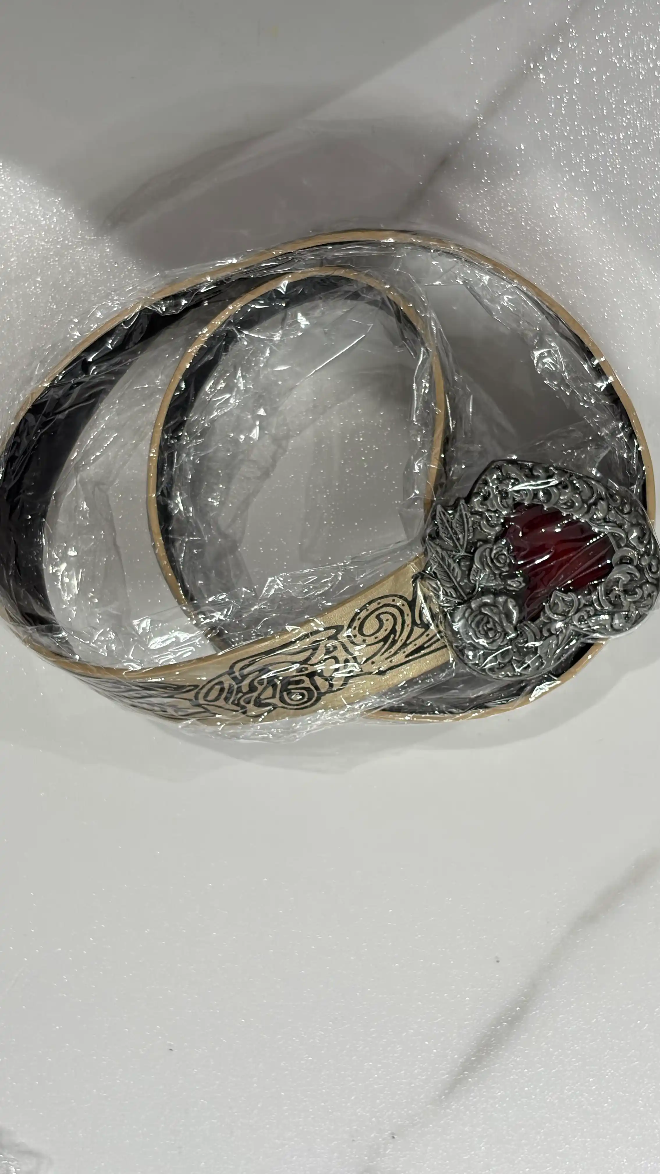 Ремень звезды в стиле chrome hearts Y2k sk8
