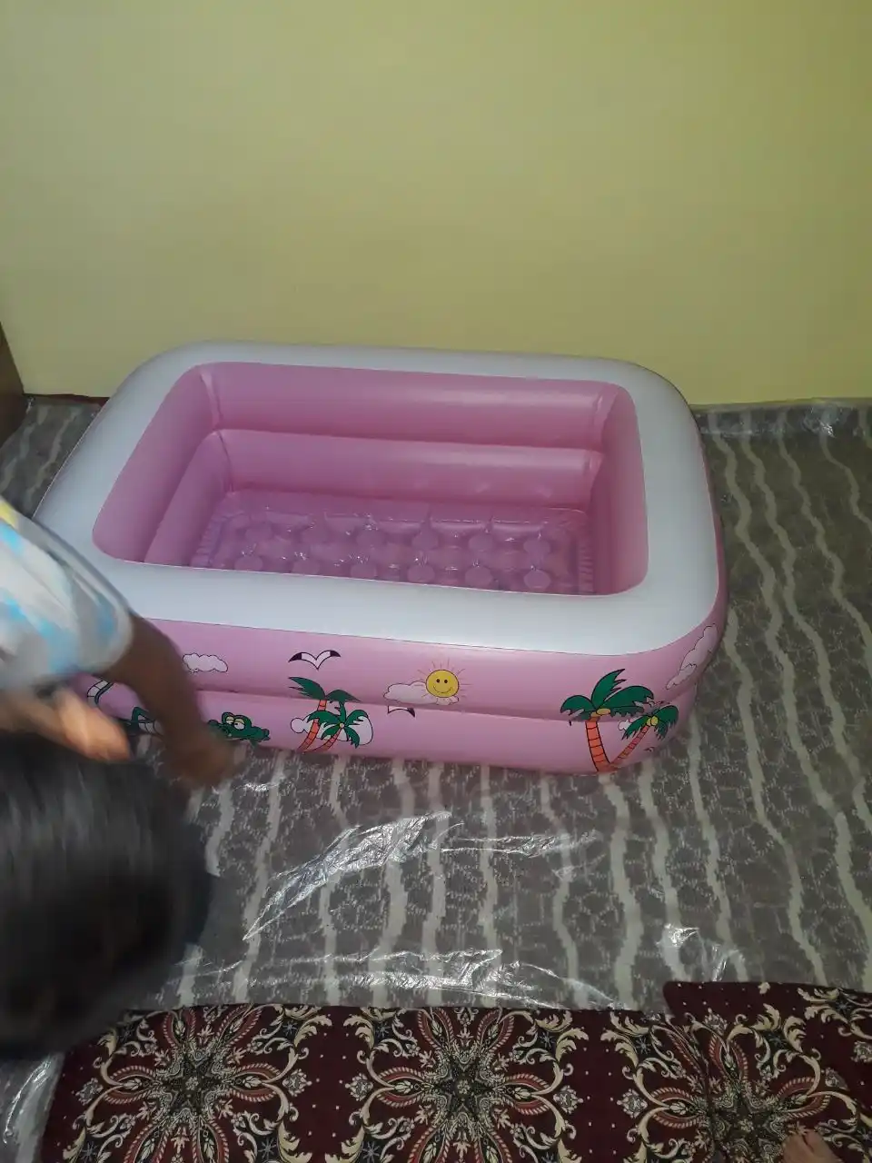 Бассейн Baby Pool, 110×85×35 см, мягкое дно, для детей
